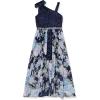 imageSpeechless Girls High Neck Romper Maxi WalkThrough Party DressNavyLavender