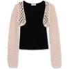 imageSpeechless Girls Knit Crochet Long Sleeve Shrug and TopTan