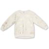 imageSpeechless Girls Long Sleeve Foil Print Fleece SweatshirtIvoryGold