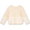 imageSpeechless Girls Long Sleeve Striped Knit SweaterIvory