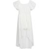 imageSpeechless Girls Puff Sleeve Maxi Walk Through Party DressWhite