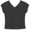 imageSpeechless Girls Raglan V Neck TeeBlack