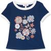 imageSpeechless Girls Short Sleeve Graphic Knit TShirtNavy