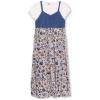 imageSpeechless Girls Short Sleeve Tee and Maxi DressIvoryBlue