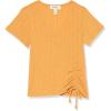 imageSpeechless Girls Short Sleeve Wrap TShirt TopGold