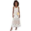 imageSpeechless Girls Sleeveless Chiffon Maxi Tiered DressIvoryFloral