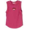 imageSpeechless Girls Sleeveless Rib Knit Embellished Tank TopPink