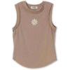 imageSpeechless Girls Sleeveless Rib Knit Embellished Tank TopTan