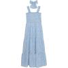 imageSpeechless Girls Sleeveless Smocked Maxi SundressBlueIvory