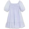 imageSpeechless Girls Square Neck Puff Sleeve Ruffle Hem Knee Length DressPeriwinkle Blue