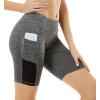 imageUhnice High Waist Yoga Shorts with Pockets Workout Tummy Control Sports Pants
