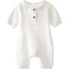 imageUhnice Unisex Newborn Baby Girl Boy Clothes Summer Romper Button Bodysuit OnePiece Jumpsuit Outfits