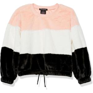 imageSpeechless Girls Colorblock SweatshirtBlushIvoryBlack
