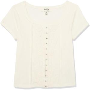 imageSpeechless Girls Corset Rib TopIvory