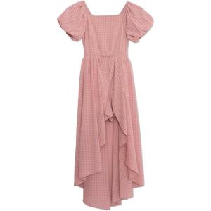imageSpeechless Girls Puff Sleeve Maxi Walk Through Party DressMauve