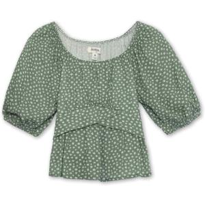 imageSpeechless Girls Rayon Gauze TopOlive