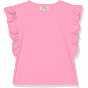imageSpeechless Girls Rib Knit Flutter Sleeve TopFuchsia