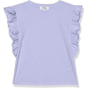 imageSpeechless Girls Rib Knit Flutter Sleeve TopPeriwinkle
