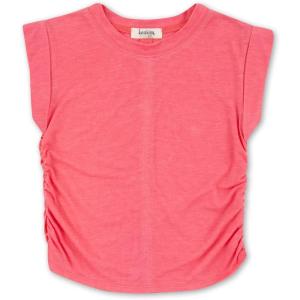 imageSpeechless Girls Rolled Short Sleeve TShirtCoral