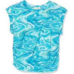 imageSpeechless Girls Rolled Short Sleeve TShirtRoyalYellow