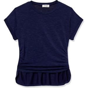 imageSpeechless Girls Short Rolled Sleeve Dolman TShirtNavy