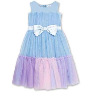 imageSpeechless Girls Sleeveless Aline Tulle Party DressBlueLilac
