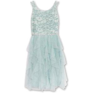 imageSpeechless Girls Sleeveless Lace Bodice and Fairy Skirt Party DressMint