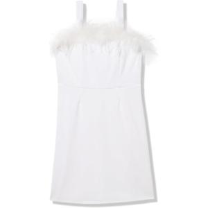 imageSpeechless Girls Sleeveless Scuba Crepe Shift Party DressWhite