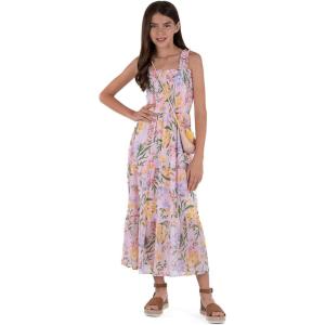 imageSpeechless Girls Sleeveless Smocked Maxi SundressPinkMulti