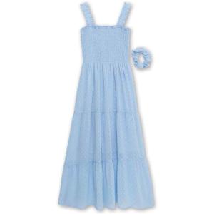 imageSpeechless Girls Sleeveless Smocked Maxi SundressSky Blue