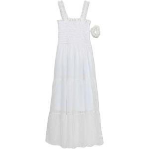 imageSpeechless Girls Sleeveless Smocked Maxi SundressWhite