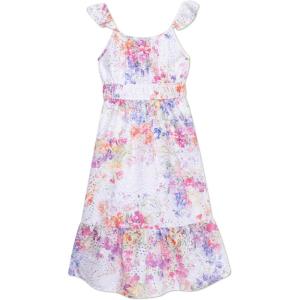 imageSpeechless Girls Sleeveless Tiered Midi Eyelet DressIvoryFloral
