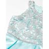 imageSpeechless Girls Circle Neck Party Dress with HighLow HemlineMint