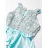 imageSpeechless Girls Circle Neck Party Dress with HighLow HemlineMint
