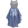 imageSpeechless Girls Circle Neck Party Dress with HighLow HemlineSilver