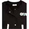 imageSpeechless Girls Good Vibes Bomber JacketBlackWhite