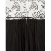 imageSpeechless Girls High Neck Full Length Party DressOff WhiteBlack