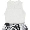imageSpeechless Girls HighLow Sleeveless Party DressBlackGrey Floral