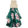 imageSpeechless Girls HighLow Sleeveless Party DressGoldHunter Green