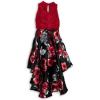 imageSpeechless Girls HighLow Sleeveless Party DressRed LaceBlack