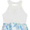 imageSpeechless Girls HighLow Sleeveless Party DressWhiteRoyal Floral