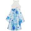 imageSpeechless Girls HighLow Sleeveless Party DressWhiteRoyal Floral