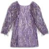 imageSpeechless Girls Long Sleeve Aline Sequined Party DressLilac