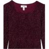 imageSpeechless Girls Long Sleeve Glitter Knit Party DressBurgundy
