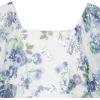 imageSpeechless Girls Long Sleeve Ruched Party DressIvoryBlue