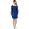 imageSpeechless Girls Long Sleeve Ruched Party DressRoyal Blue