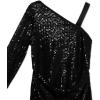 imageSpeechless Girls One Shoulder Sequin Party DressBlack
