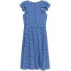 imageSpeechless Girls Polka Dot Crepe DressDenimWhite