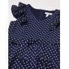 imageSpeechless Girls Polka Dot Crepe DressNavyIvory