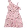 imageSpeechless Girls Ruffled One Shoulder Fit and Flare Sleeveless DressMauveFloral